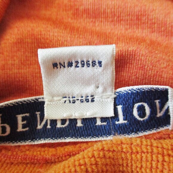 Pendleton Women's Half Zip, Long Sleeve, Athletic Hoodie, Rust/Orange, Size L - Picture 11 of 13
